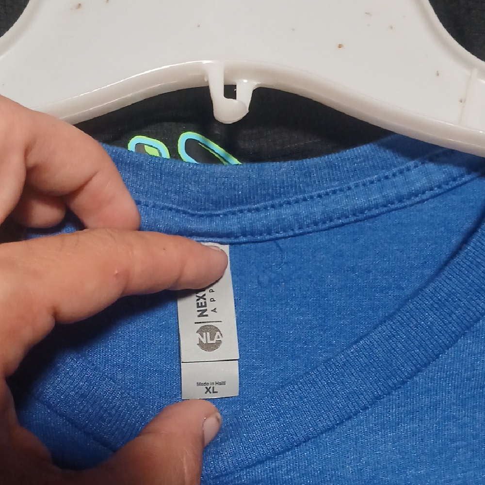 Next Level Apparel Blue Short Sleeve Tee - Picture 2 of 6